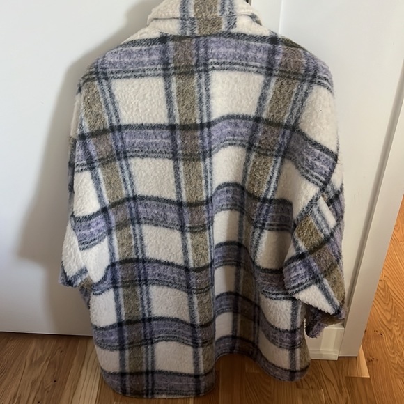 Zara Oversized Plaid Jacket - Picture 2 of 2